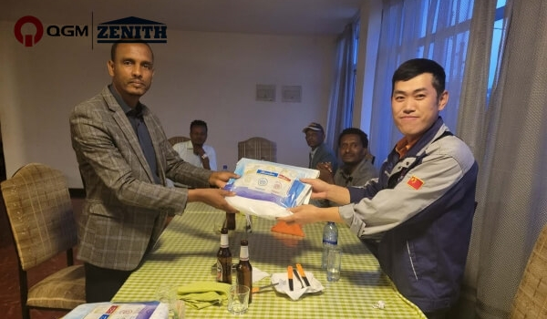 Savaş Sonrası Yeniden Yapılanma için Nekemte'de Yeni QGM QT6 Blok Yapma Makinesi Üretim Hattı Tamamlandı.