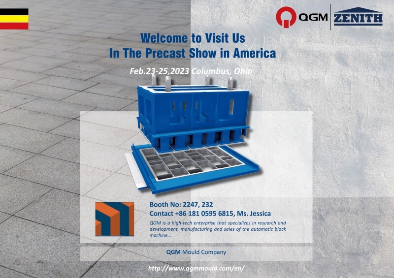 QGM ZENITH Precast Show 2023'te Gösterilecek