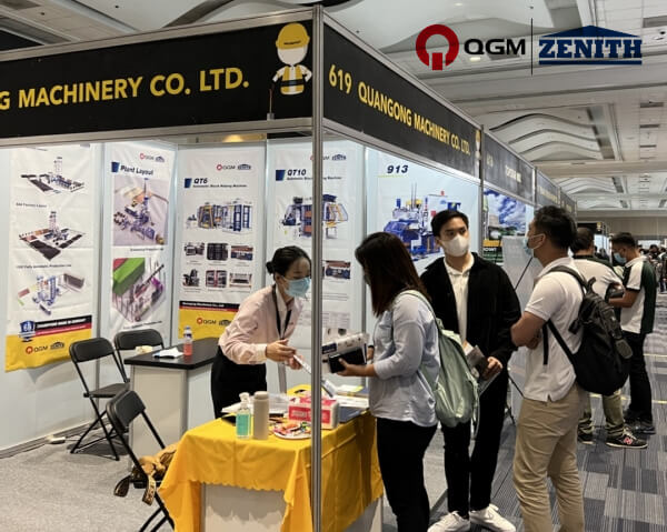 QGM-ZENITH, 2022'de PHILCONSTRUCT'ta Beton Blok Yapımına Daha Fazla Çözüm Getiriyor