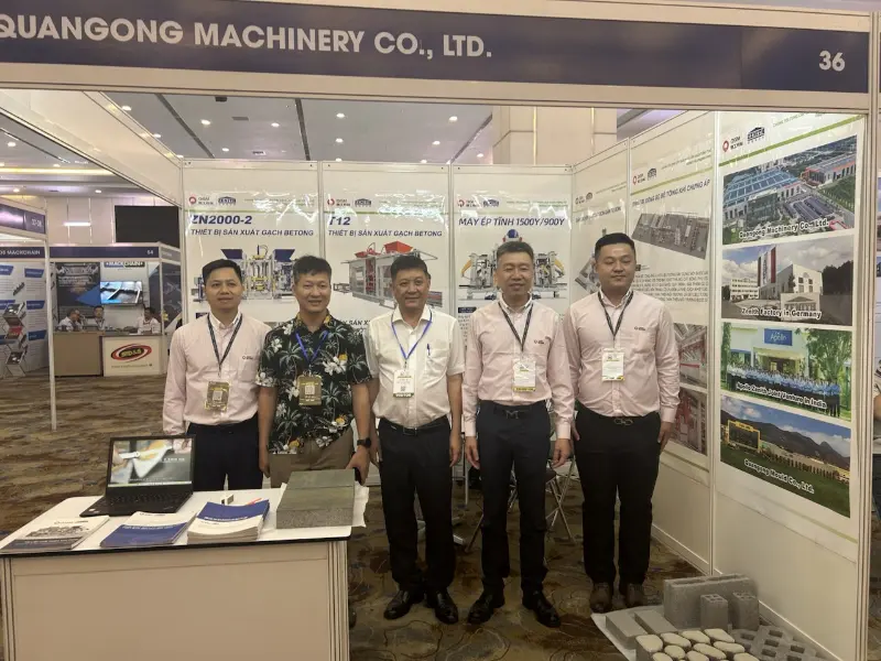 Güneydoğu Asya Altyapısındaki Yerini Güçlendiriyor! Quangong Machinery Co., Ltd. 2026 Vietnam Beton Fuarında Parlıyor