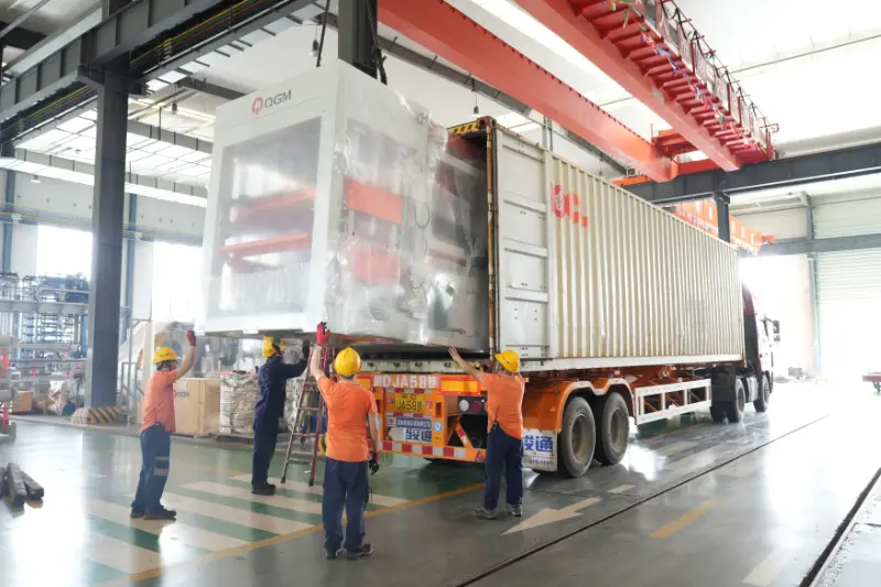 Quangong Machinery, Akıllı Tuğla Üretim Hatlarını Yurtdışı Pazarlara Gönderiyor