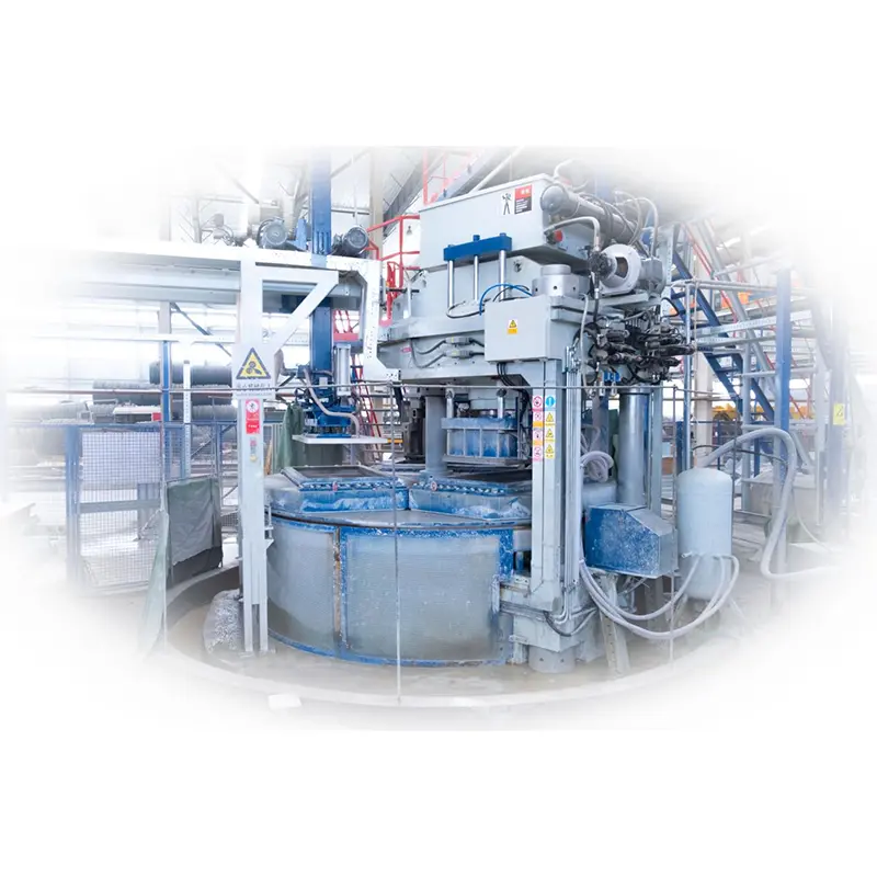 Üç İstasyonlu Döner Tabla Wetcast Beton Döşeme