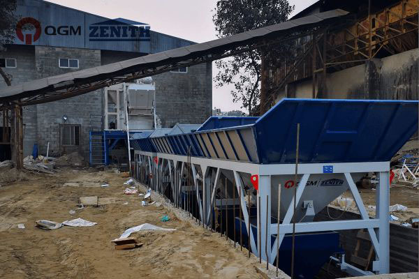 Bangladeş'te Raf ve Çevrimdışı Küpleme Sistemli ZN900C Otomatik Üretim Hattı